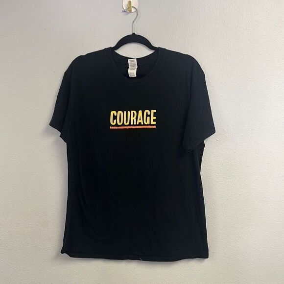 Gildan Black Courage Chance The Rapper‎ Be Encouraged 2017 Tour Band Tee Large - Picture 1 of 5